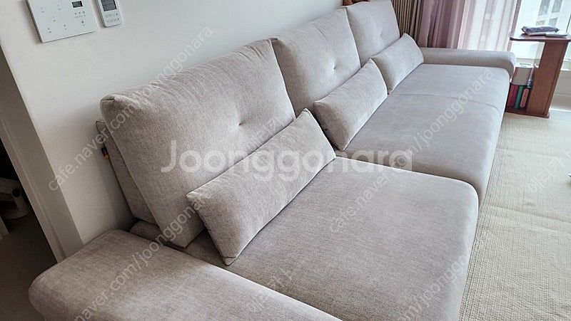 독일 아쿠아패브릭 쇼파 4인용--0