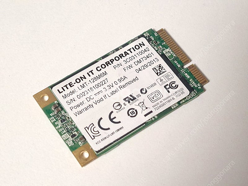 라이트온 msata 128gb ssd 1만원 급처--0