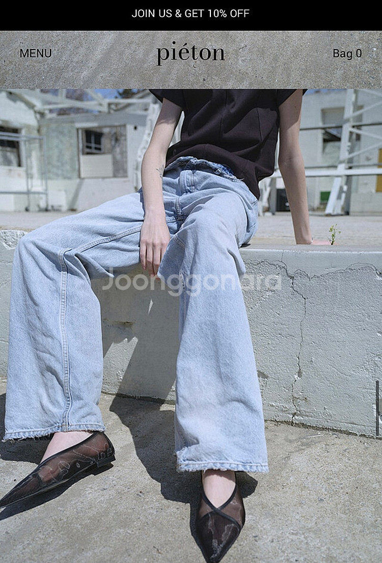 피에톤 EMPE mesh flat 메쉬플랫 36.5--2