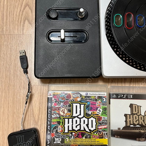 PS3 dj hero 건콘셋(짭) 일괄