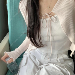 [새상품] 리즈 멜로우 볼레로 가디건 (베이비 핑크) mellow bolero cardigan (baby pink)