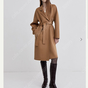 시에 SIE 슈아 클래식 핸드메이드 코트 블랙