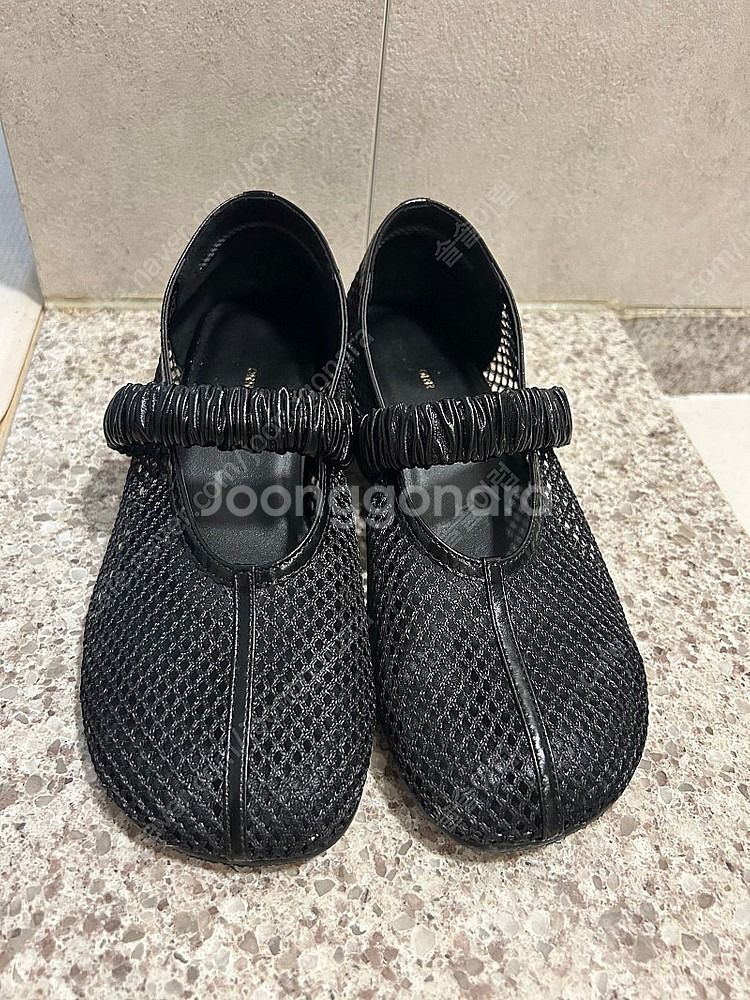 오르 바비삭서 라운드 슈즈 블랙 225 굽3cm--0