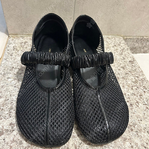 오르 바비삭서 라운드 슈즈 블랙 225 굽3cm