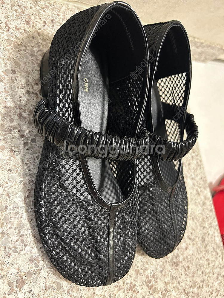 오르 바비삭서 라운드 슈즈 블랙 225 굽3cm--2