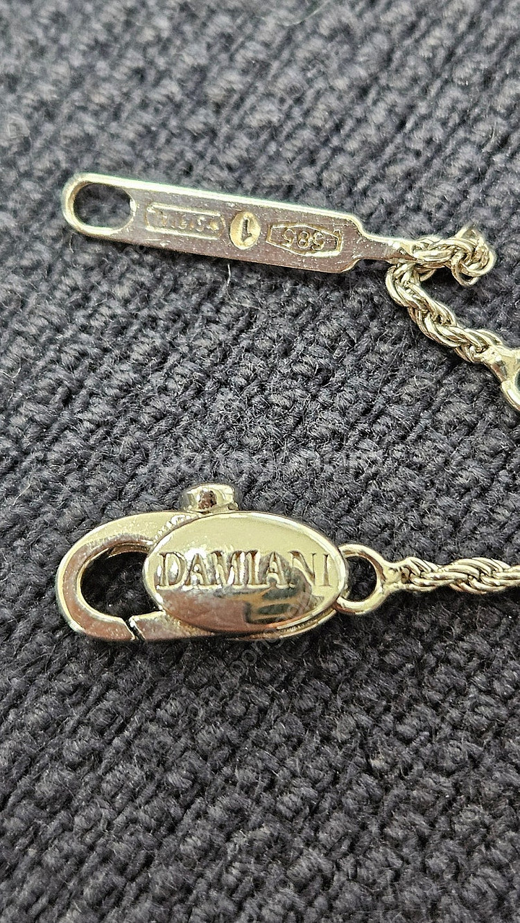 벨에포* 14k 랩다이아 목걸이--3