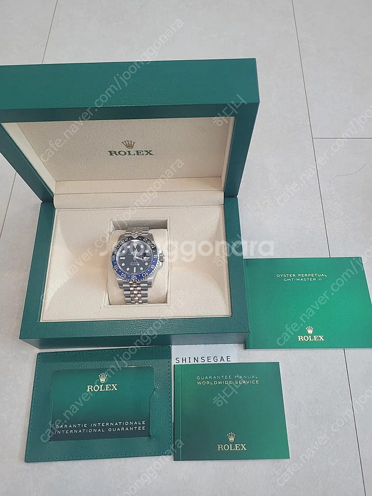 롤렉스 GMT 마스터2(배트걸)--4