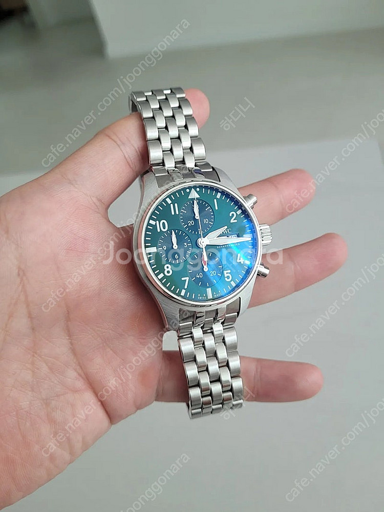 IWC 파일럿 크로노그래프 그린 41--0