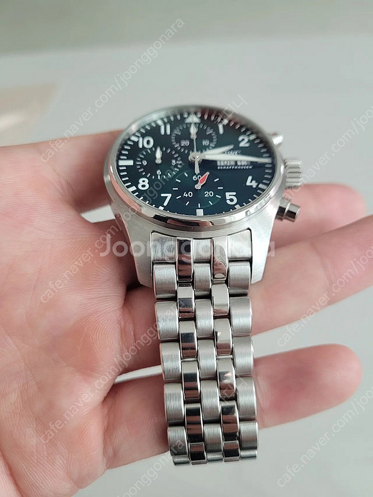 IWC 파일럿 크로노그래프 그린 41--1