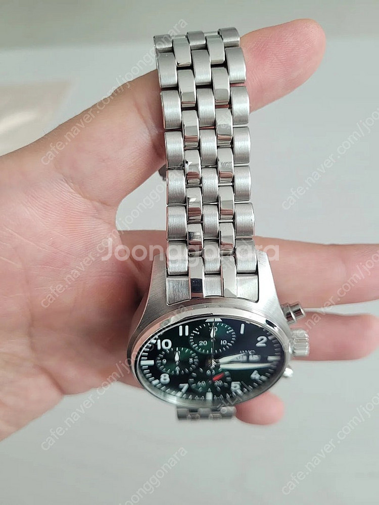 IWC 파일럿 크로노그래프 그린 41--2