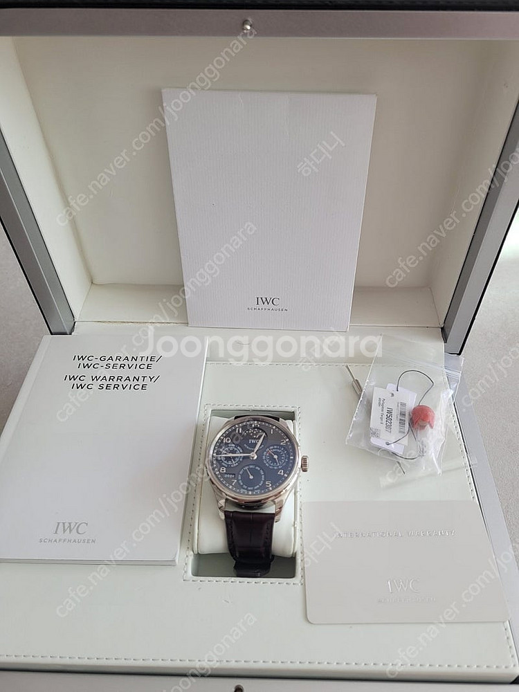IWC 포르투기저 퍼페츄얼캘린더 ppc 화이트골드--3