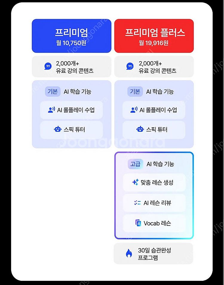 스픽 Speak 프리미엄 플러스 영어회화 어플 AI 무...--3