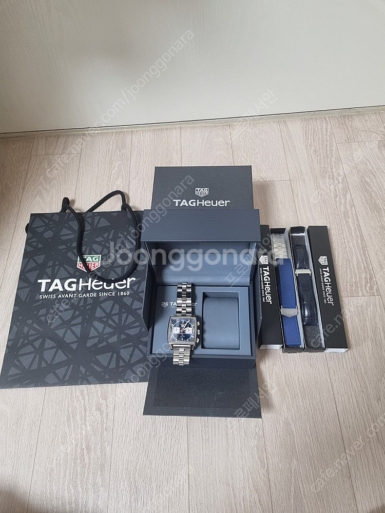 태그호이어 모나코 호이어02 청판 팔아요~--0
