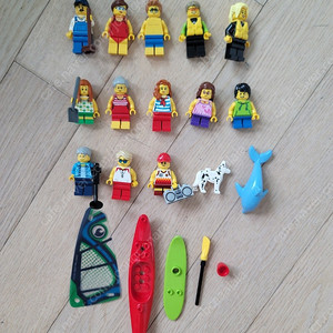 레고 정품 60153 즐거운 해변 시티 피겨백 lego 미니피규어 13개 세트
