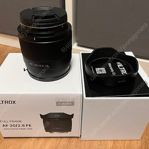 빌트록스 Viltrox AF 20mm F2.8 FE 판매합니다.