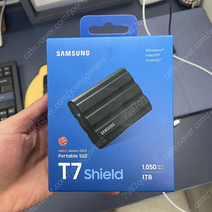 삼성 T7 Shield 1TB 외장 SSD 새상품