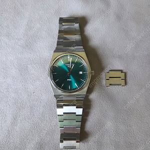 티쏘 Prx40(40mm) 쿼츠 녹판 24년 5월