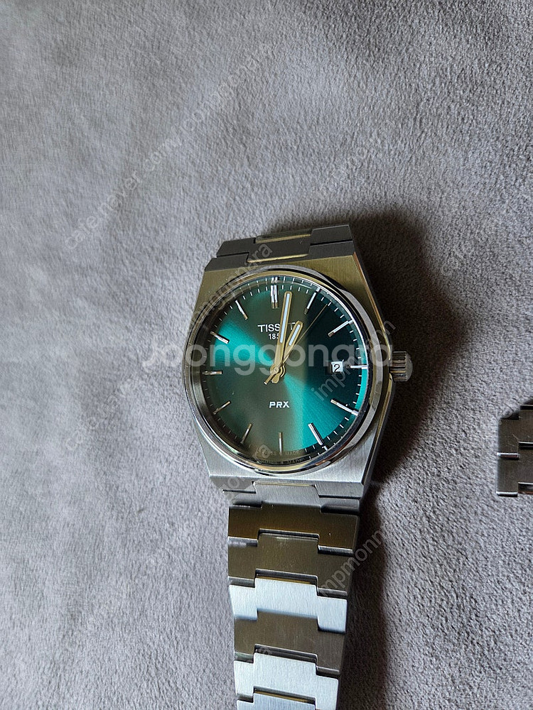티쏘 Prx40(40mm) 쿼츠 녹판 24년 5월--1
