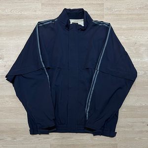 아디다스 올드스쿨 사이드라인 삼선 바람막이 집업자켓 XL/105