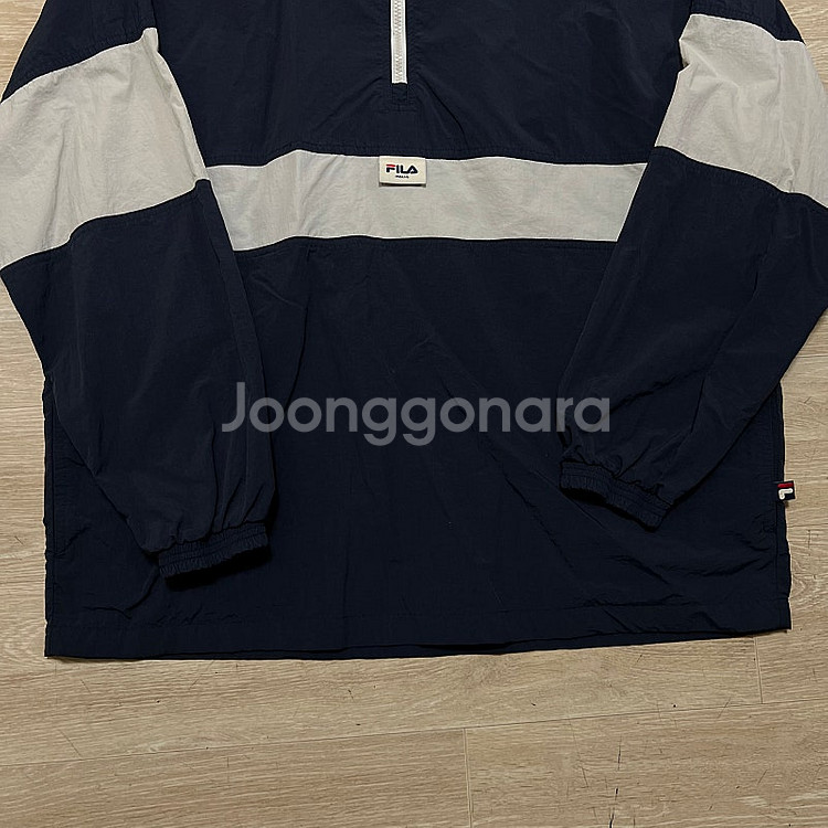 휠라 올드스쿨 반집업 아노락 바람막이 집업자켓 XL/1...--2