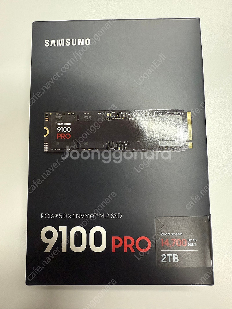 삼성 9100 pro 2T nvme ssd 미사용품--0