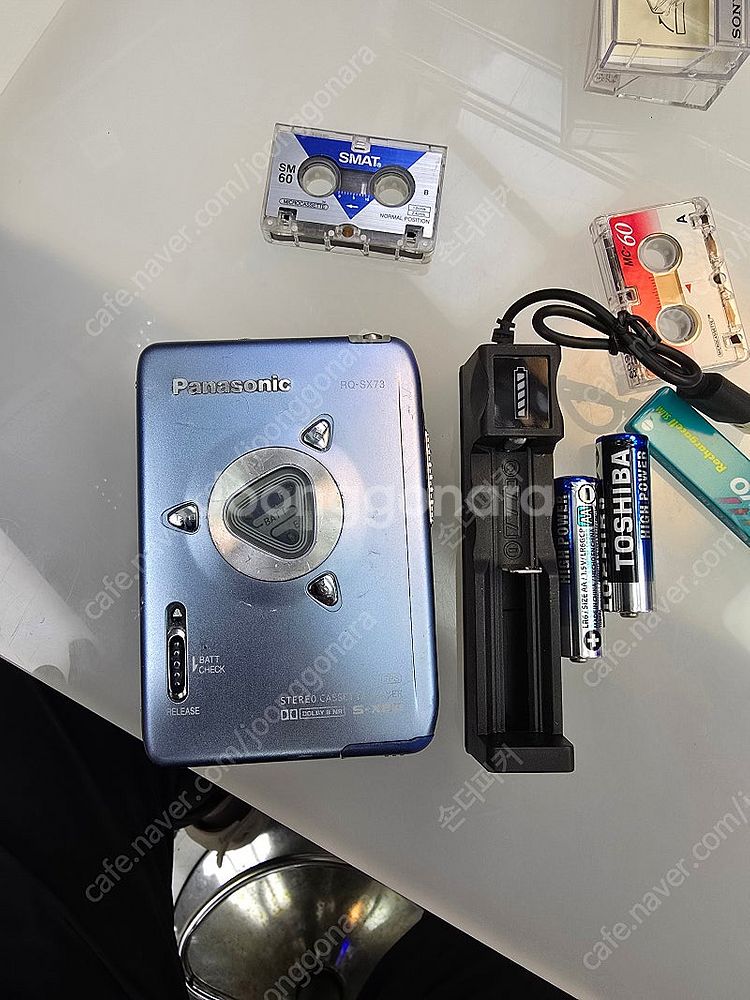 파나소닉 워크맨 본체와 배터리 충전기 세트 rq-sx7...--0