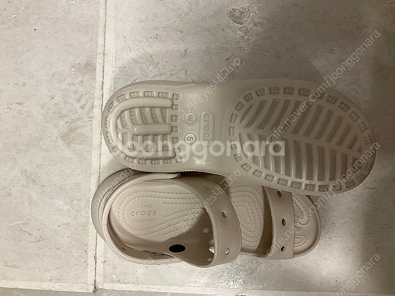 크록스 220 사이즈 Crush 새제품 발볼 작으신 분이 맞아요--0