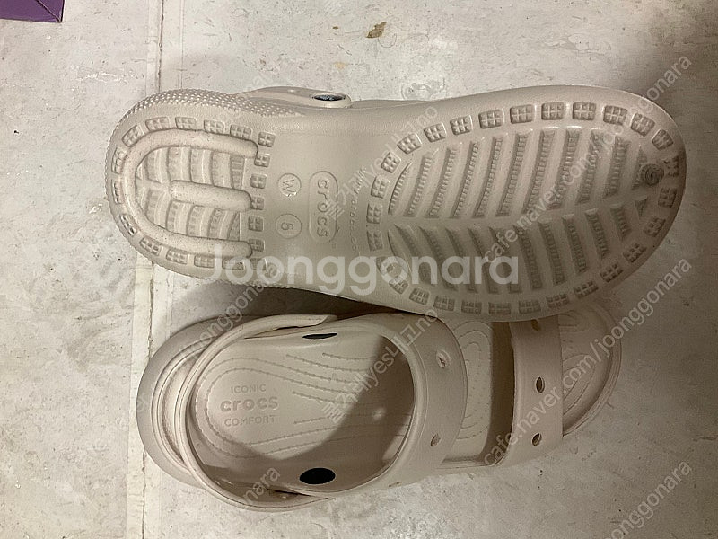 크록스 220 사이즈 Crush 새제품 발볼 작으신 분이 맞아요--1