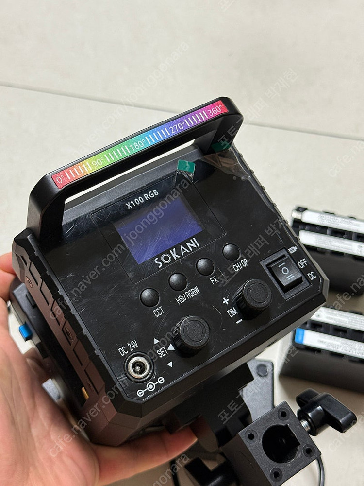 SOKANI X100 RGB + 배터리 2개 팝니다--2