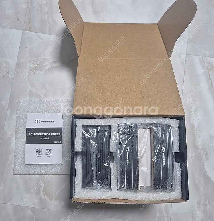 3RSYS RC1900N 쌍철봉 공랭 쿨러 새제품급 판...--0