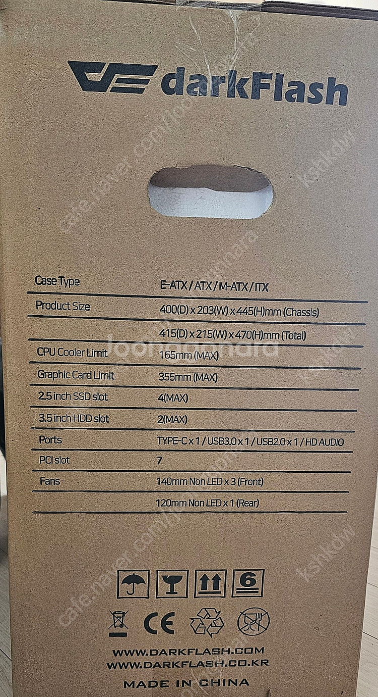 darkFlash DK1000 케이스 새상품--3