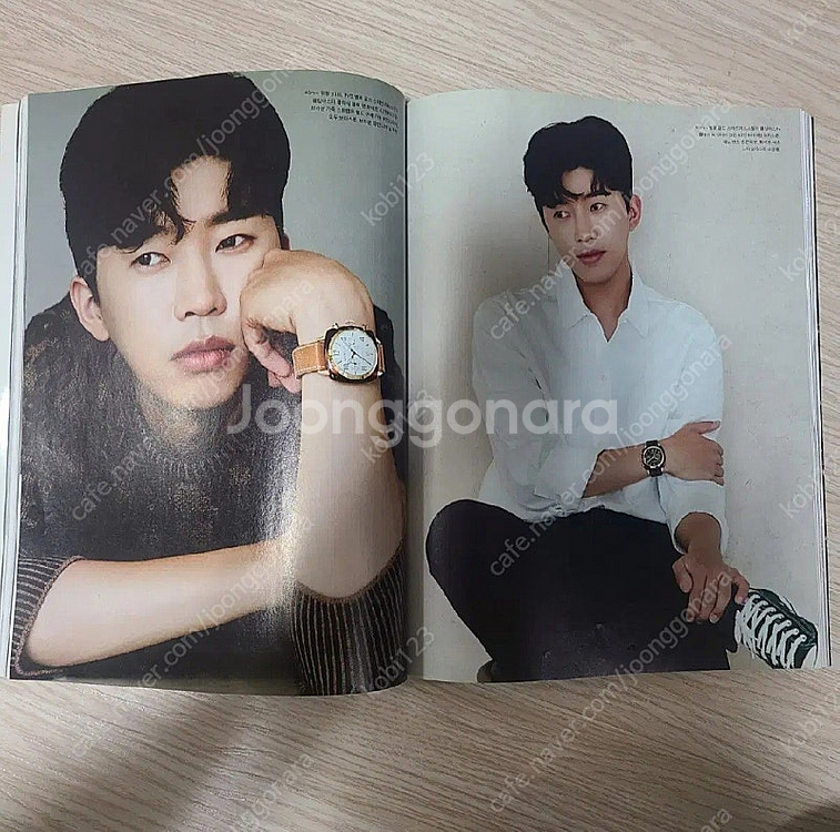임영웅 브리스톤 모델 사진 수록된 에스콰이어 잡지--1