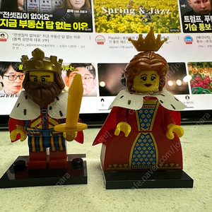 레고 캐슬 미니피규어 시즌13,15 왕과 왕비 판매합니다