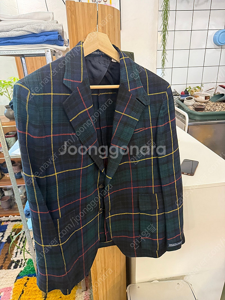 폴로 랄프로렌 린넨 스포츠자켓 40s--3