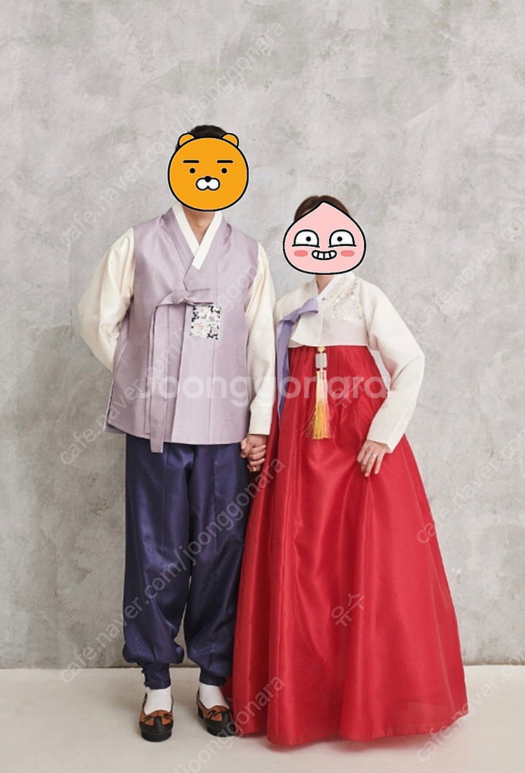 신혼부부 결혼식 한복 촬영용 풀세트--0