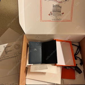 에르메스 MC2 EUCLIDE 카드홀더 블루 드 프뤼스