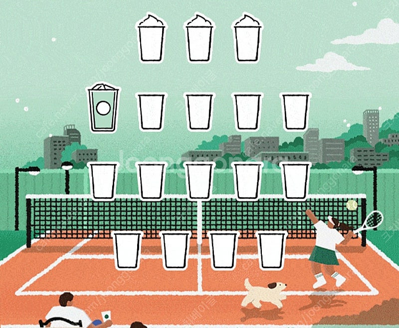 스타벅스 프리퀀시 일반3개 일괄1500--0