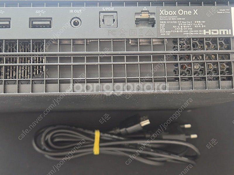 XBOX ONE X SSD 1TB교체/게임 CD10장--2