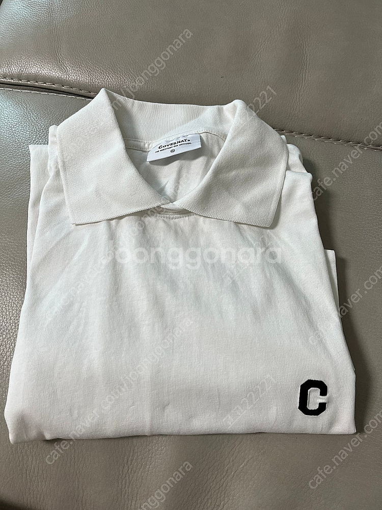 커버낫 C로고 반팔 폴로셔츠 XL 카라티 반값택포--6
