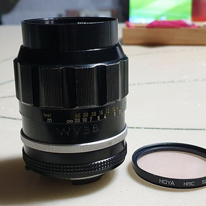 니콘 nikon mf 105mm f2.5 ai 해바라기 렌즈 (팻토리킷 개조, DSLR 사용가능)