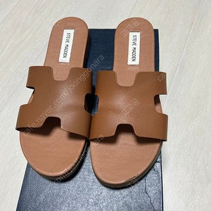 스티브매든 가죽 여름 슬리퍼 240