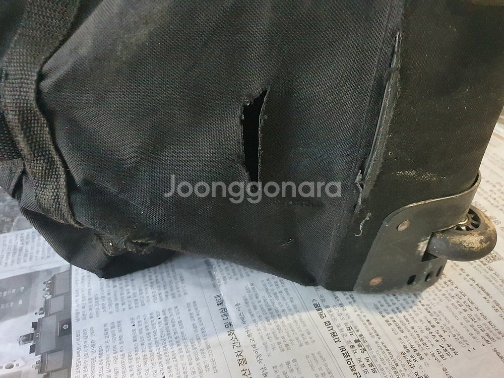 수선 필요한 UTG 소프트캐리어 바퀴달린 큰 여행용 이...--6