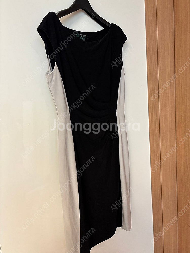 로렌 랄프로렌 폴로 셔링 드레이핑 드레스 원피스 하객룩...--2