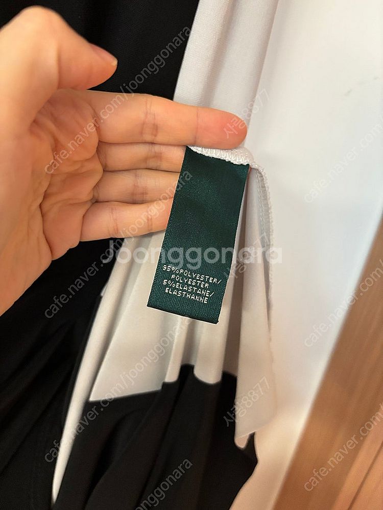 로렌 랄프로렌 폴로 셔링 드레이핑 드레스 원피스 하객룩...--5