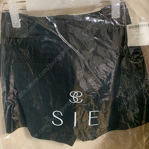 시에sie 25ss 메이 숏 코튼 팬츠_블랙xs(새상품)