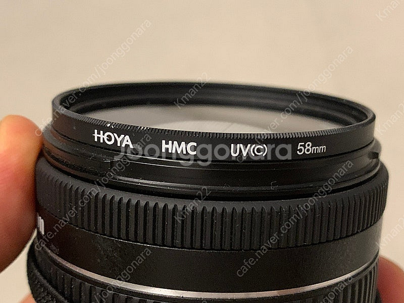 캐논 EFs 18-55mm + HOYA UV(c)--4