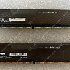 에센코어 KLEVV DDR4-3600 CL18 16GB x 2 (32GB)