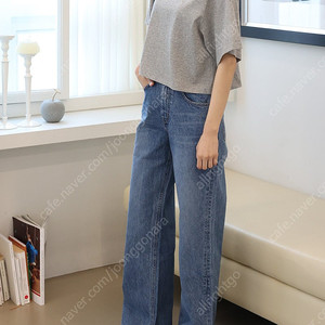 몽또또 데일리 코튼 크롭 티셔츠