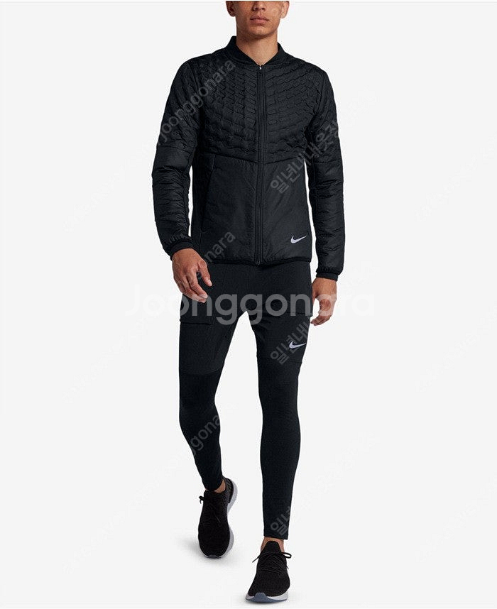 (골프.러닝)나이키 에어로로프트 러닝 자켓 블랙 2XL...--4
