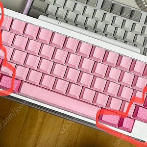 토프레 핑크 모디 포인트키캡 해피해킹용
